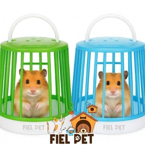 Gaiola para Hamster Transporte para Roedores Pet Passeio