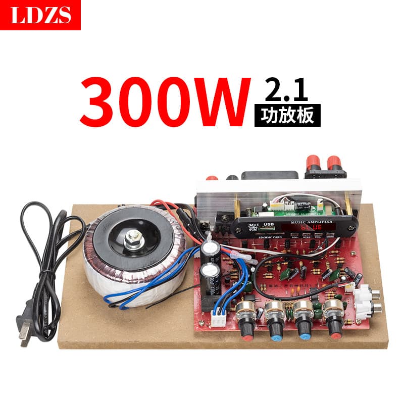 [Compra no Exterior] LDZS Amplificador de Subwoofer de Áudio Doméstico de Alta Potência 300W 220V Placa Amplificadora Un