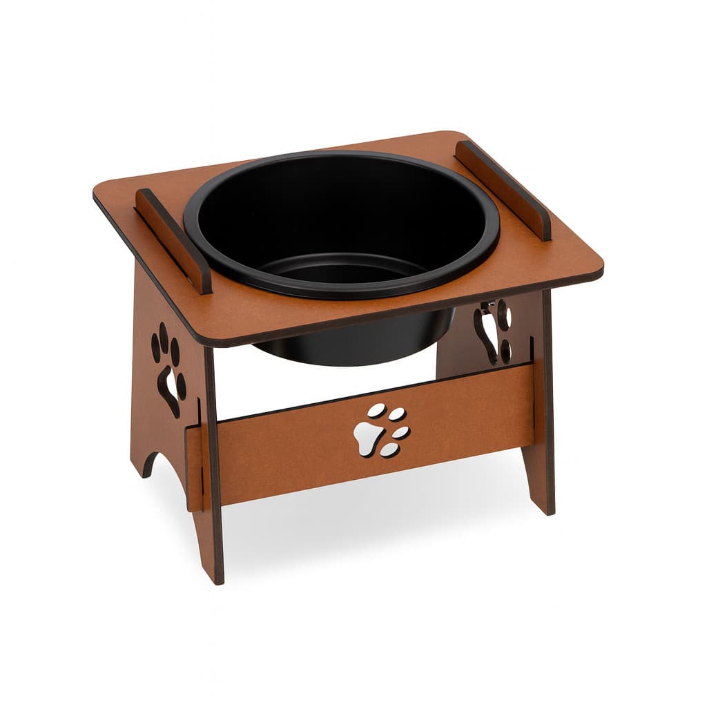 Comedouro Bebedouro Pet Suspenso Para Cães e Gatos Elevado Com TAMPAS