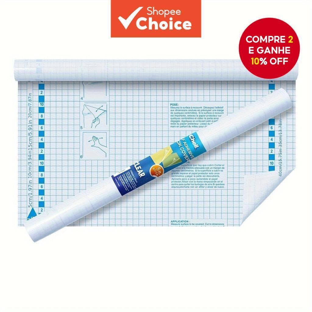 Rolo De Capa De Livro Autoadesivo Transparente , 45cm x 150cm , Papel De Contato Para Protetor Didático , Material De Es