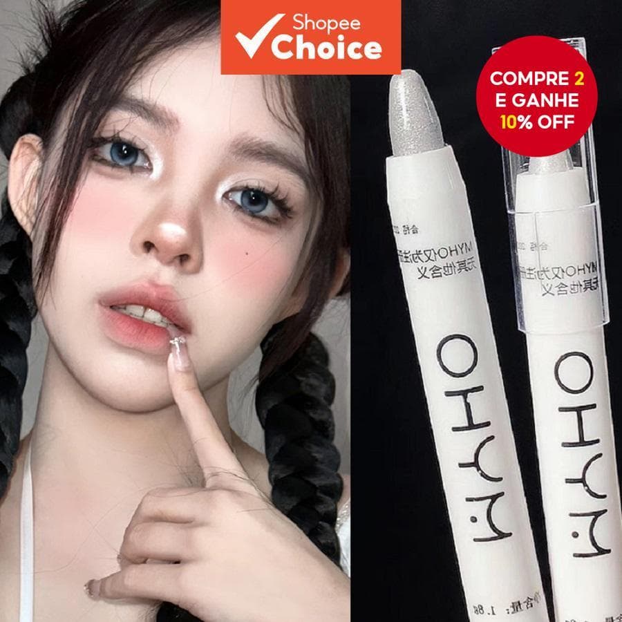 Caneta Iluminadora Aegisyo Sal , Bastão De Sombra Flash Iluminador De Olhos À Prova D'água De 1 Unidade Para Maquiagem D