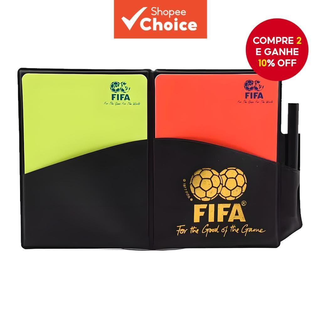 Conjunto De Cartões Vermelhos E Amarelos De Futebol Com Carteira De Couro , Marcador , Lápis Para Escola , Jogos , Festa