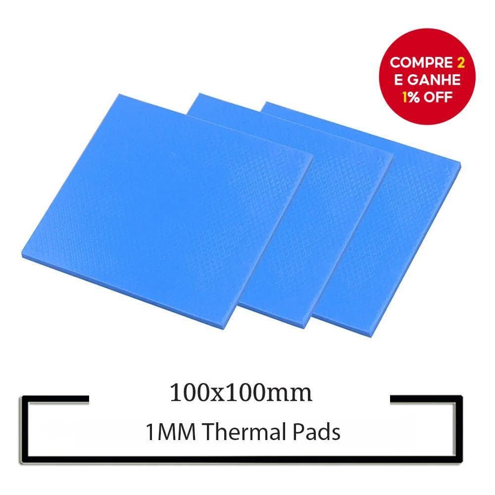 Padrão Térmico de Silicone de 1mm*100*100mm para Resfriamento de Laptop IC VGA Card CPU