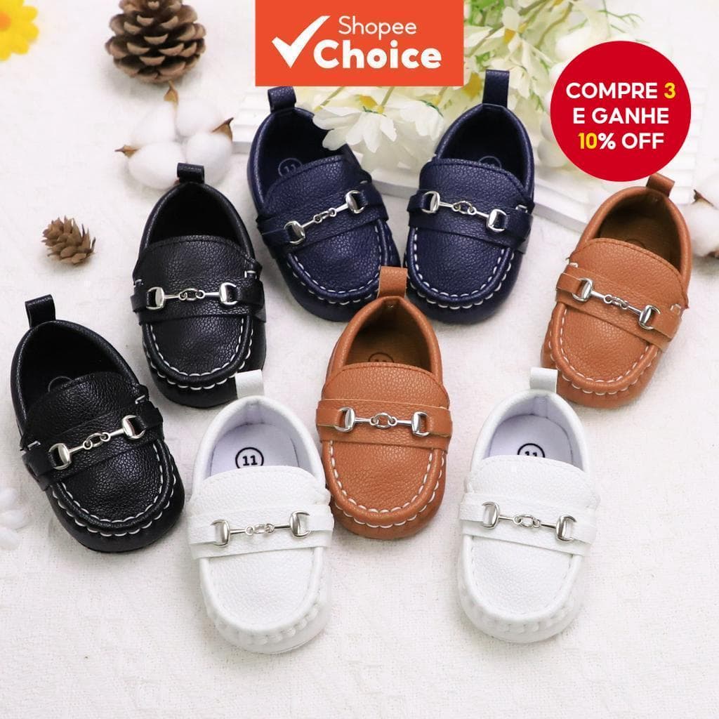 Sapatos Mocassins Deslizantes Para Bebês Meninos – Sapatilhas Leves E Antiderrapantes Crianças Em Ambientes Internos Ext