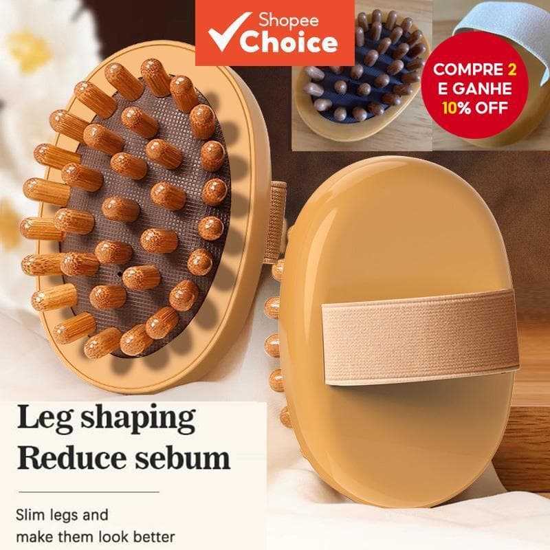 Pente De Massagem De Madeira Para Terapia Meridiana , Cuidado Antiestático Do Couro Cabeludo , Raspador Corporal Gua Sha