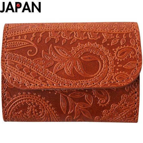 [Vincent Crafted] Fabricado no Japão, couro Tochigi, mini carteira PABLO, carteira dobrável, 
couro legítimo, carteira 