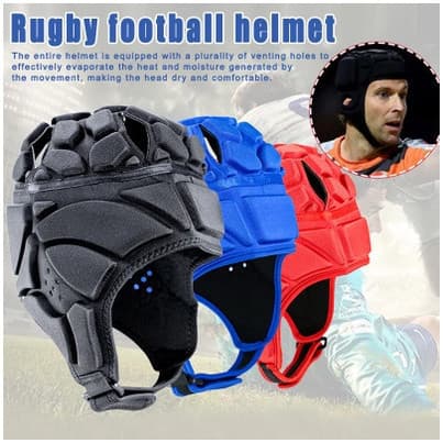 Capacete De Futebol Esportivo Ajustável De Goleiro De Rugby