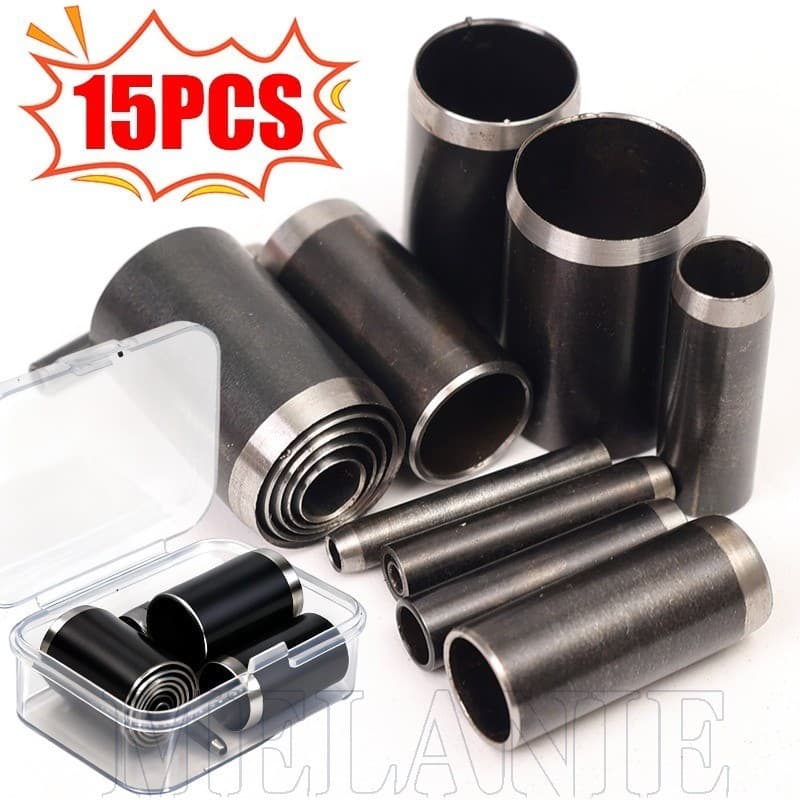 Ferramentas De Perfuração De Furos De Couro-Cortadores Redondos Duráveis-Perfurador Redondo Oco-Kit-Acessórios Para Cost