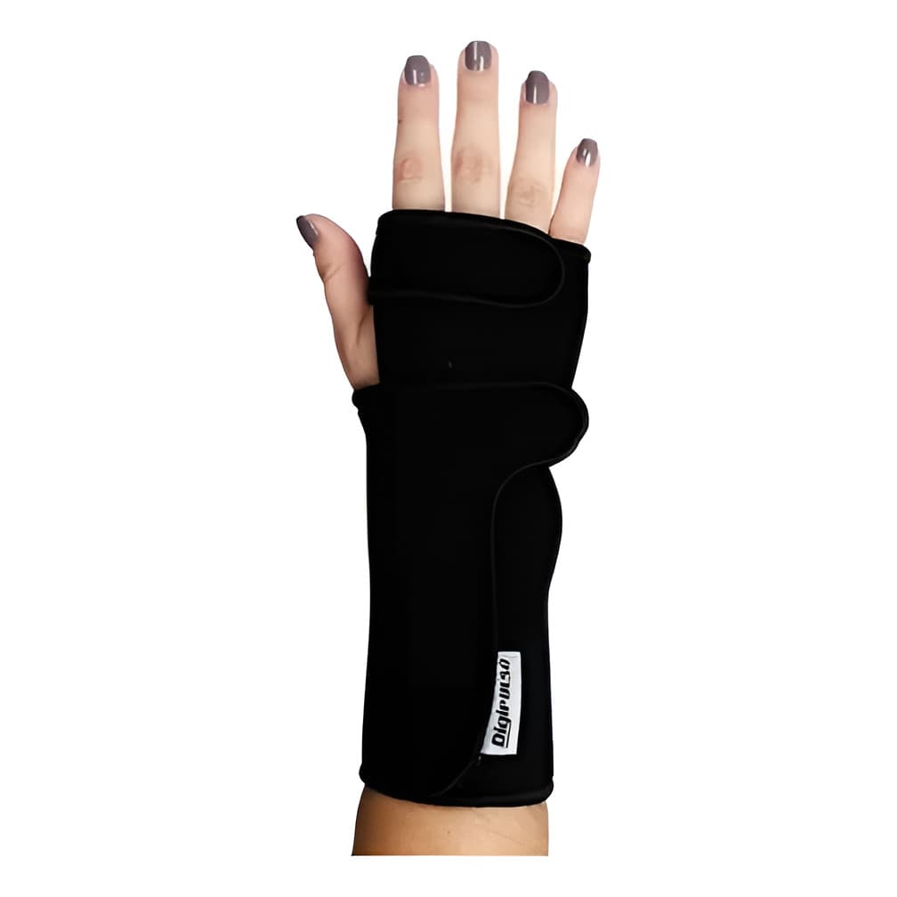 Munhequeira Longa C/ Dupla Tala Tam M Digipulso Esquerda Preto