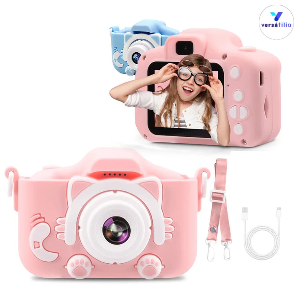 Câmera Digital infantil, câmera fotográfica infantil, fotógrafo e fotografar fotos reais