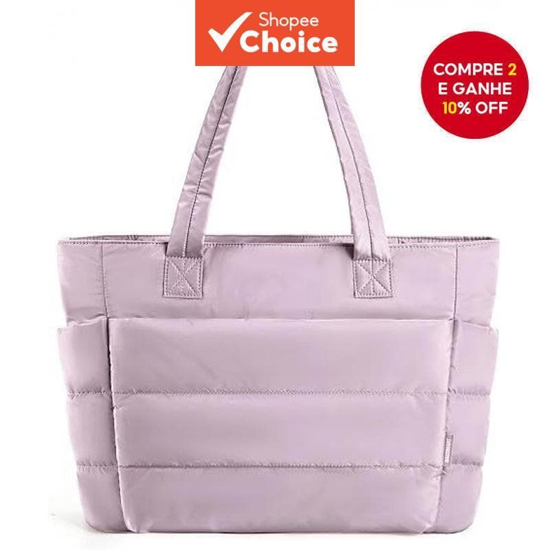  Mochila de ombro unissex com múltiplos compartimentos para laptop de 15,6 polegadas em nylon impermeável.