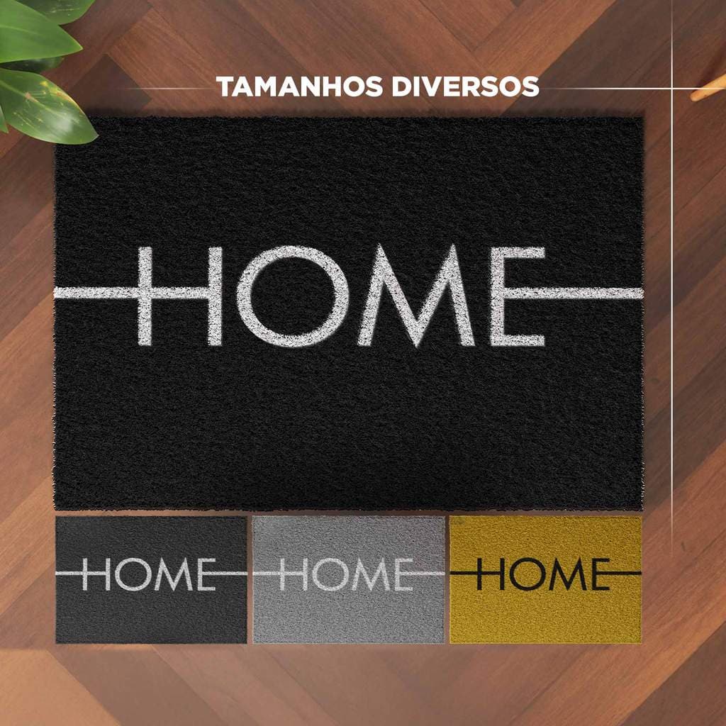 Capacho Home Tapete Antiderrapante Rolo Vinil Lavável Loja Empresa Decoração Casa Entrada Escritório