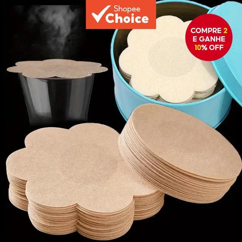 Capas Invisíveis Descartáveis Para Mamilos De 50/80 Unidades – Remendos De Peito Autoadesivos Roupas Íntimas Femininas