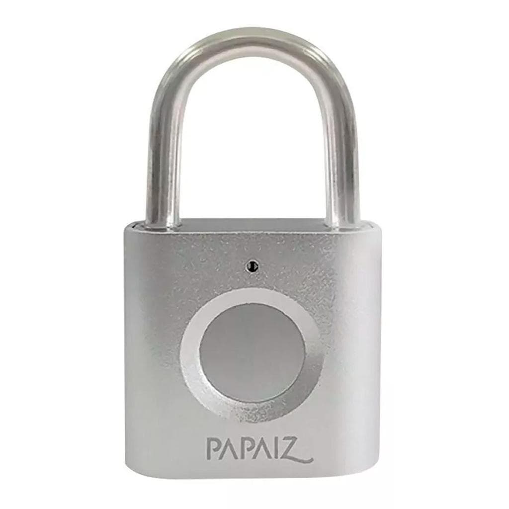 Cadeado Digital com Biometria Inteligente Recarregável CF30 - Papaiz