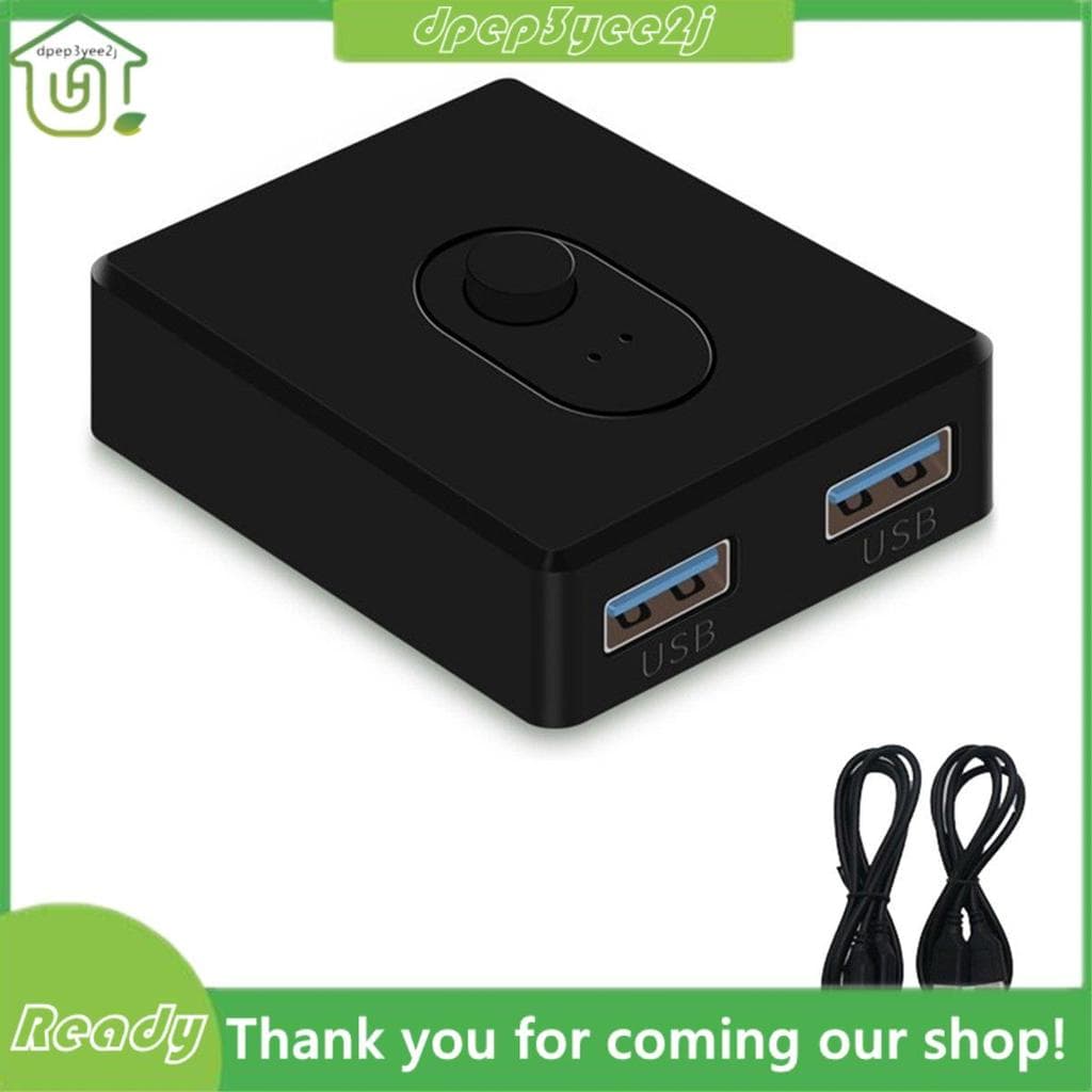 USB 3.0 KVM Switch 1X2/2X1 Switcher Divisor Controlador Compartilhado Para Computador Portátil Impressora Teclado Mouse 