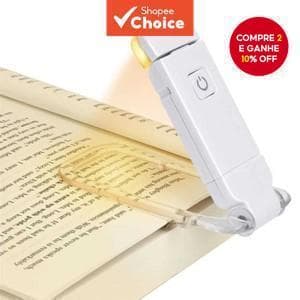 Clipe De Luz De Livro USB Mini Proteção Ocular Portátil Recarregável Lâmpada Dobrável Para Leitura