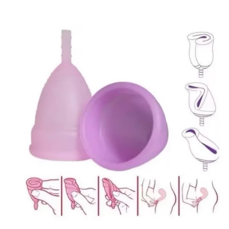 Coletor menstrual de silicone 7cm - TAMANHO UNICO