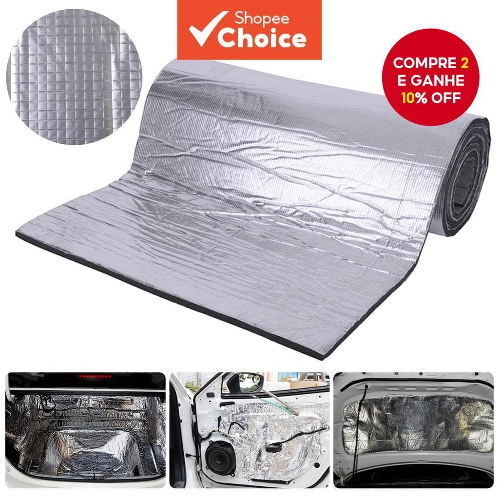 Isolamento Acústico para Carro 50x200cm