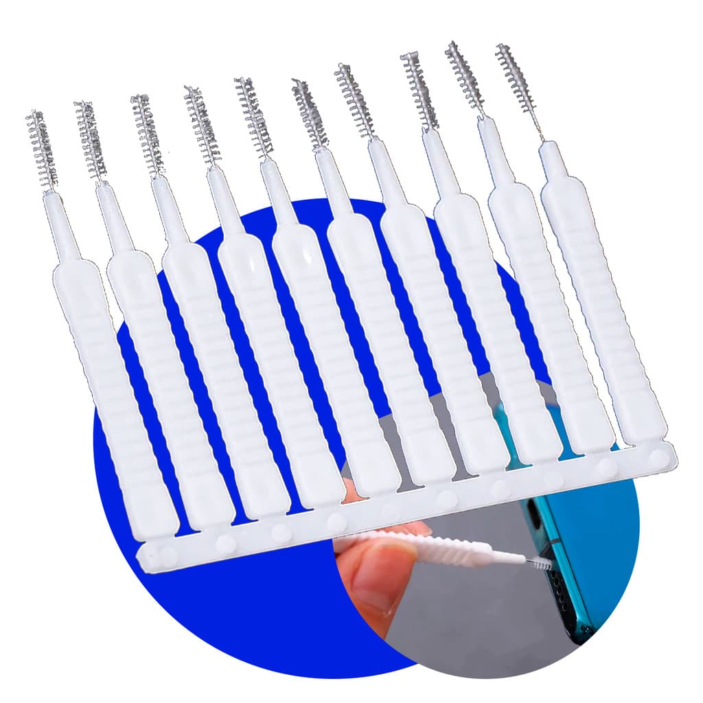 Escovinhas Desentope Chuveiro Mini Limpador de Celular Escova Multifuncional Fogão Utilidades