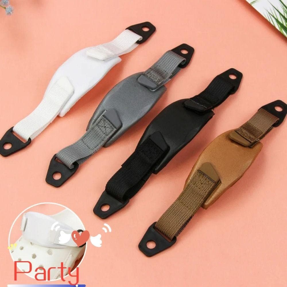 Correias De Sandálias Para Chinelos De Praia PARTY , Alça Traseira Sapatos Com Furo Ajustável DIY , EVA Croc