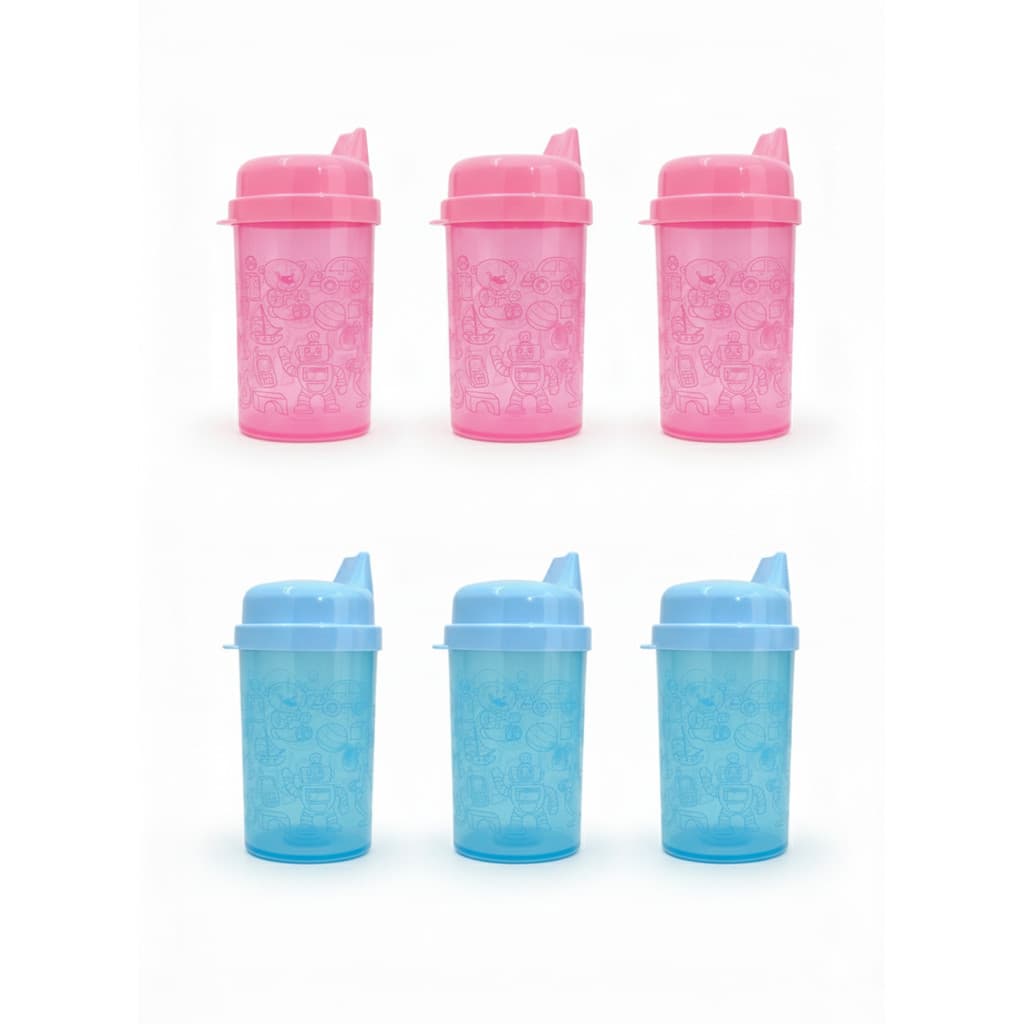 Kit 3 Copos Baby Treinamento Infantil com Bico de Transição