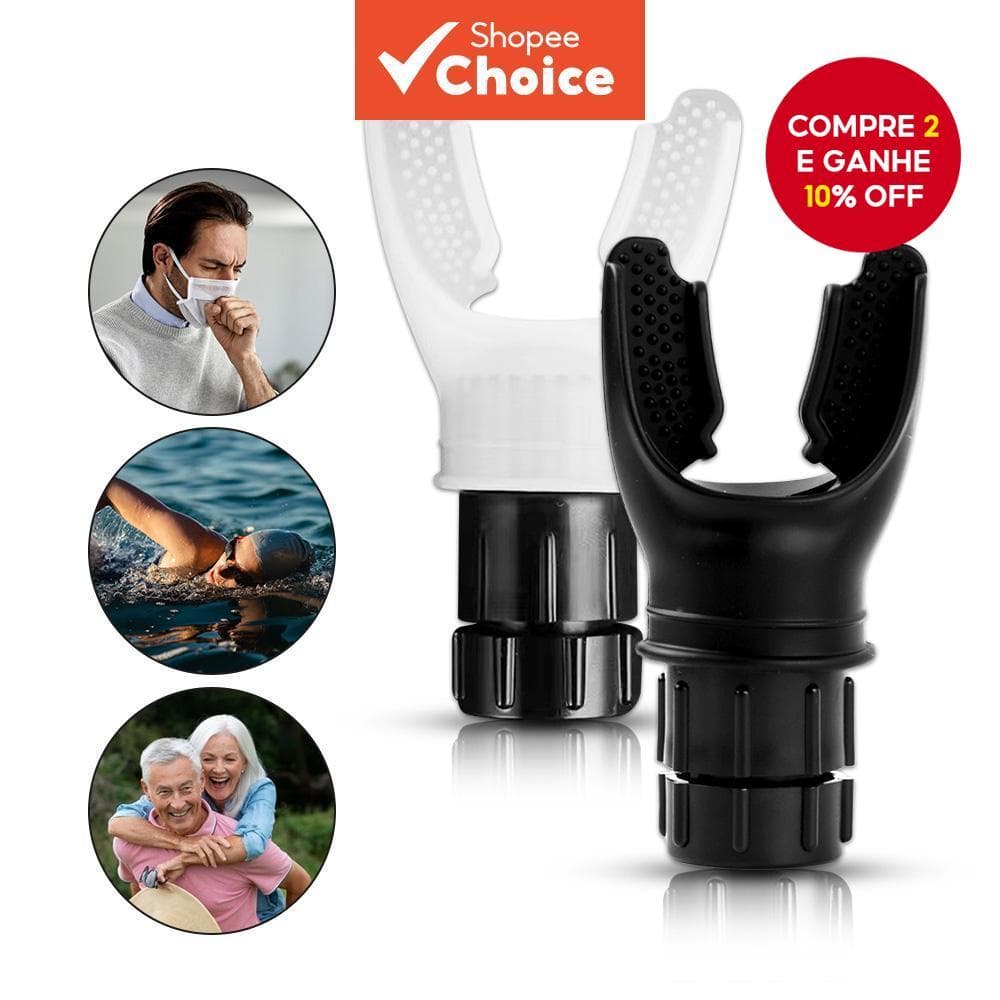 Ferramenta De Exercício Expiratório Ao Ar Livre Ajustável , Treinador De Respiração , Respirador Pulmonar , Silicone Res
