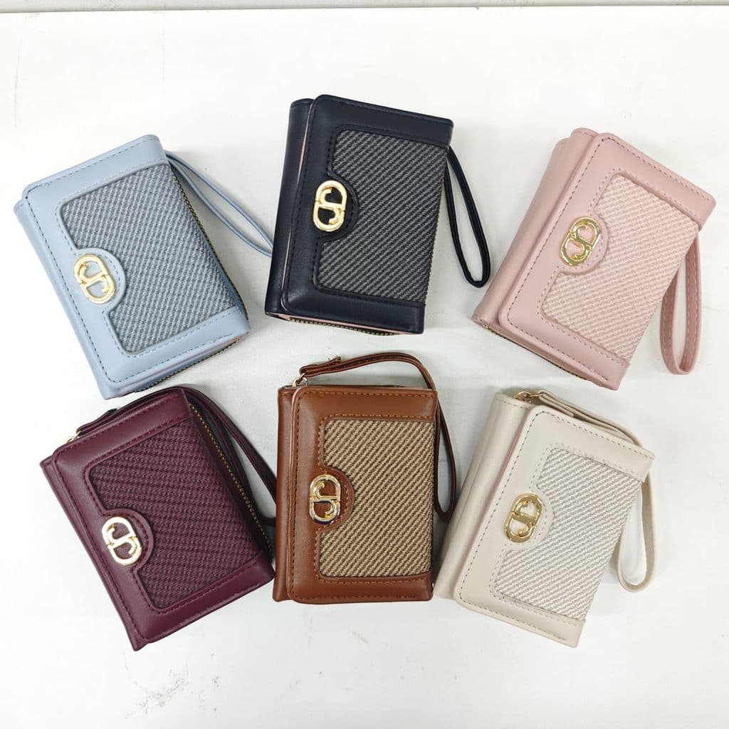 Carteira Feminina Elegante Com Porta Cartão e Porta Moedas