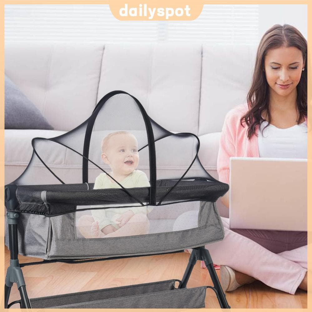 Tenda Mosquiteira Para Bebês , Respirável , Dobrável , Capa Berço , Rede Co