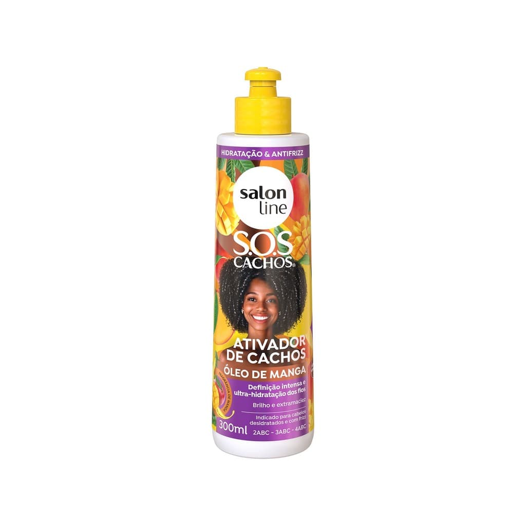Ativador de Cachos SOS Cachos Óleo de Manga Salon Line 300ml