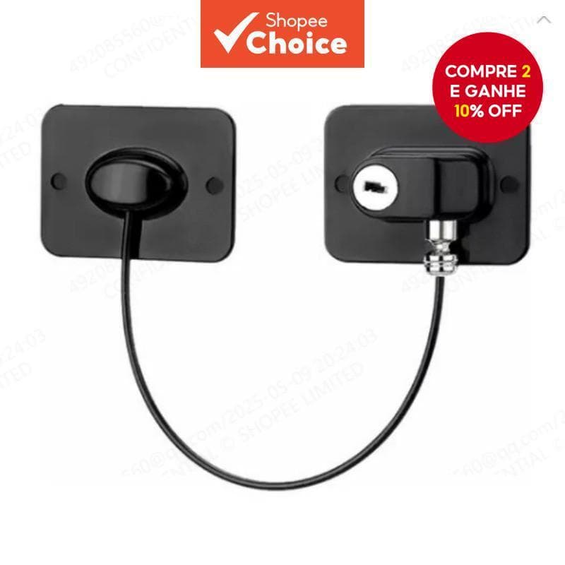 Fechaduras Pretas Do Armário De Segurança Da Criança , Gaveta Arquivo Porta Geladeira-Essencial Para A Bebê Em Casa