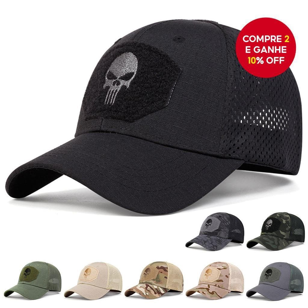 Boné De Beisebol Camuflado Com Caveira Para Homens , Pesca Ao Ar Livre , Airsoft , Caminhada Tática , Chapéu De Cobertur
