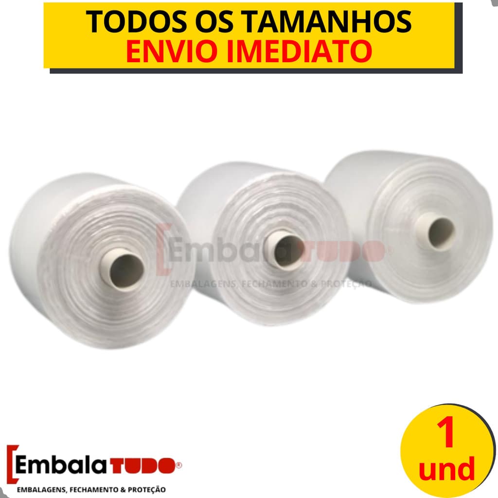 Bobina Plastica Saco Picotado com 300 sacos Vários Tamanhos Fundo estrela Saco para Alimento