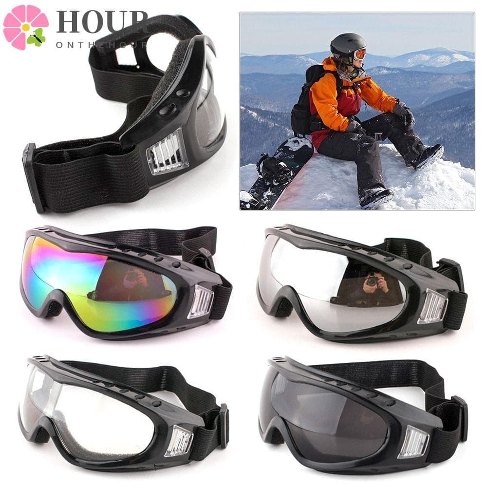 HOUR Children Óculos De Esqui Proteção Para O Inverno À Prova De Vento Estrutura Da Lente Poeira Snowboard