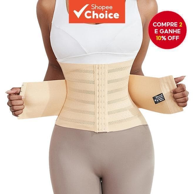  Espartilho respirável para emagrecimento, modelador de cintura para mulheres, cinto para modelar o corpo para perda de