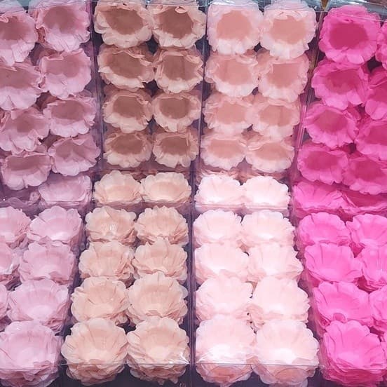 Kit 40 Forminhas Para Doces Finos em Papel de Seda com Tripla camada CASAMENTO DECORAÇÃO FESTA Papel de SEDA