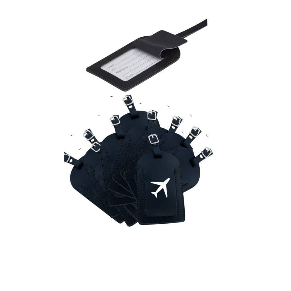 Kit com 10 Tag de Mala Atacado- Couro ecologico