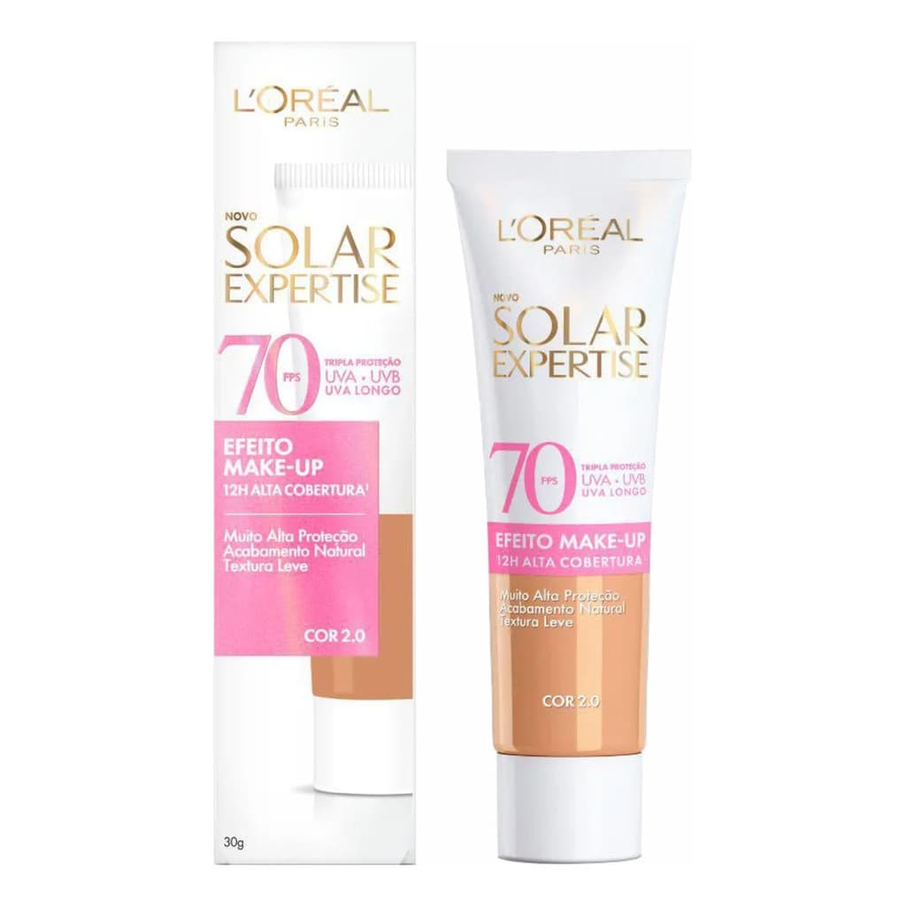 Protetor solar facial Loreal fps70 diversas cores