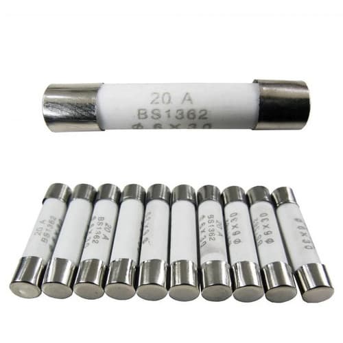 40 PÇS FUSIVEL FORNO MICROONDAS 20 AMPERES - 20AMP GRANDE