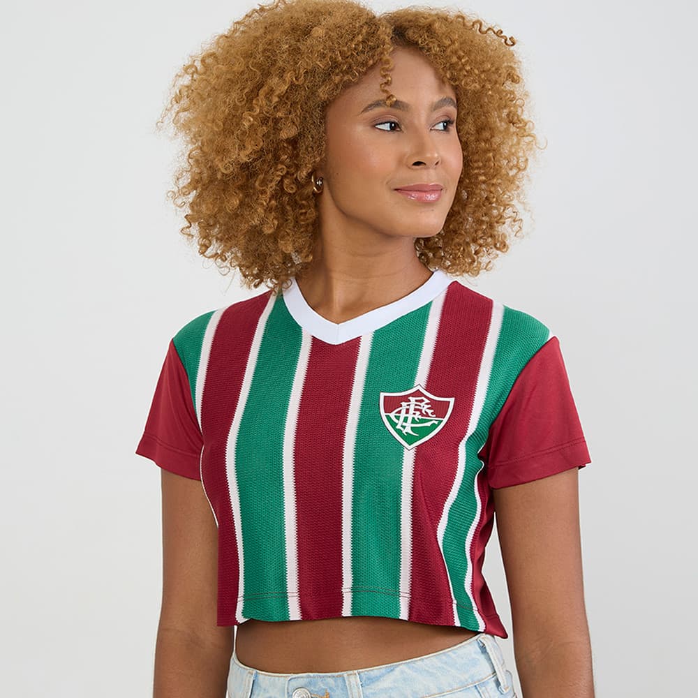 Cropped Fluminense Lifestyle Feminina Oficial