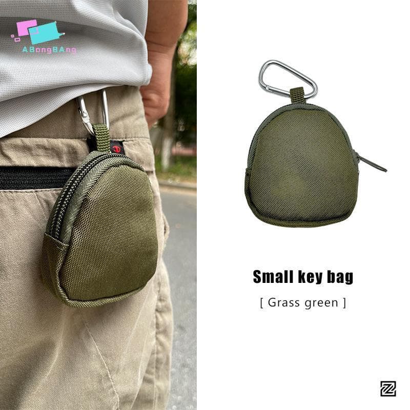 Abongbanghn 1 Peça Bolsa Porta-Chaves Carteira Masculina Moedas Chaveiro Bolso Com Zíper Para Chave Ao Ar Livre