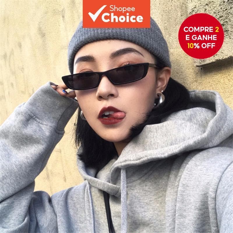 Óculos De Sol Ovais Pequenos Coreanos-Tons UV400 Estilo Europeu Retrô