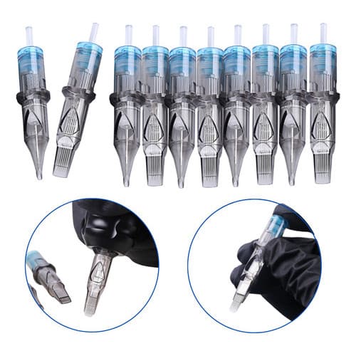 Cartela Cartucho Universal Pen Tatuagem Traço Pintura 10un