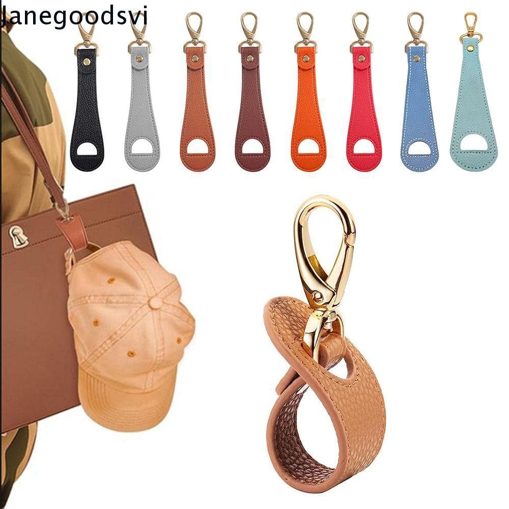 Porta-Chapéus JANEGOODSVI , Acessórios De Bolsa Clipe De Chapéu De Couro PU , Ganchos Mãos Livres Para Viagens Ao Ar Liv