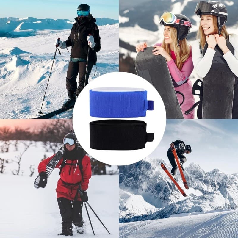 KOOL Skis Board Fixadores Snowboard Binding Tie Wrap Ski Alça Fixação Ajustável Placa Esqui
