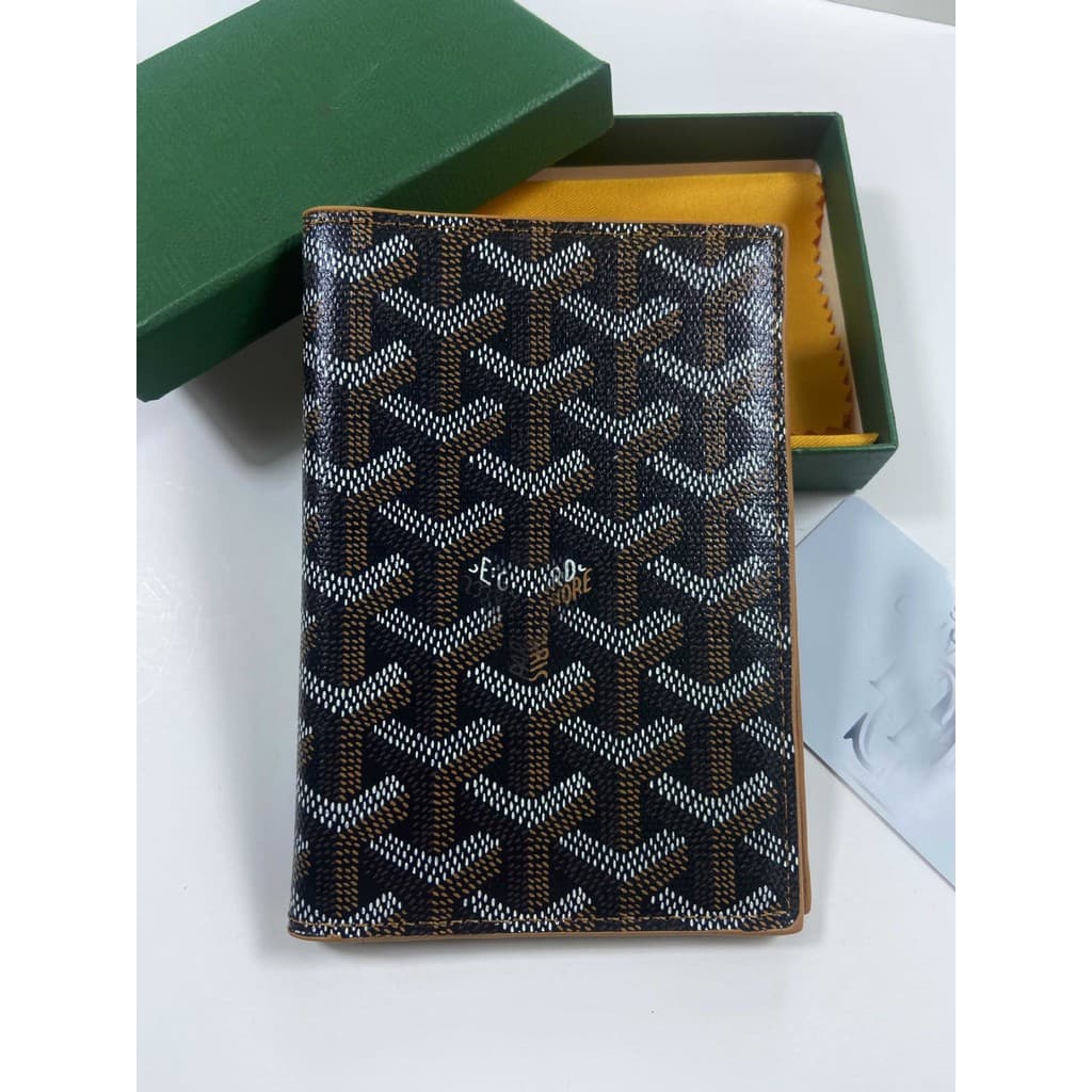 Couro genuíno genuíno Slot para cartão de passaporte protetor caso documento carteira multifuncional