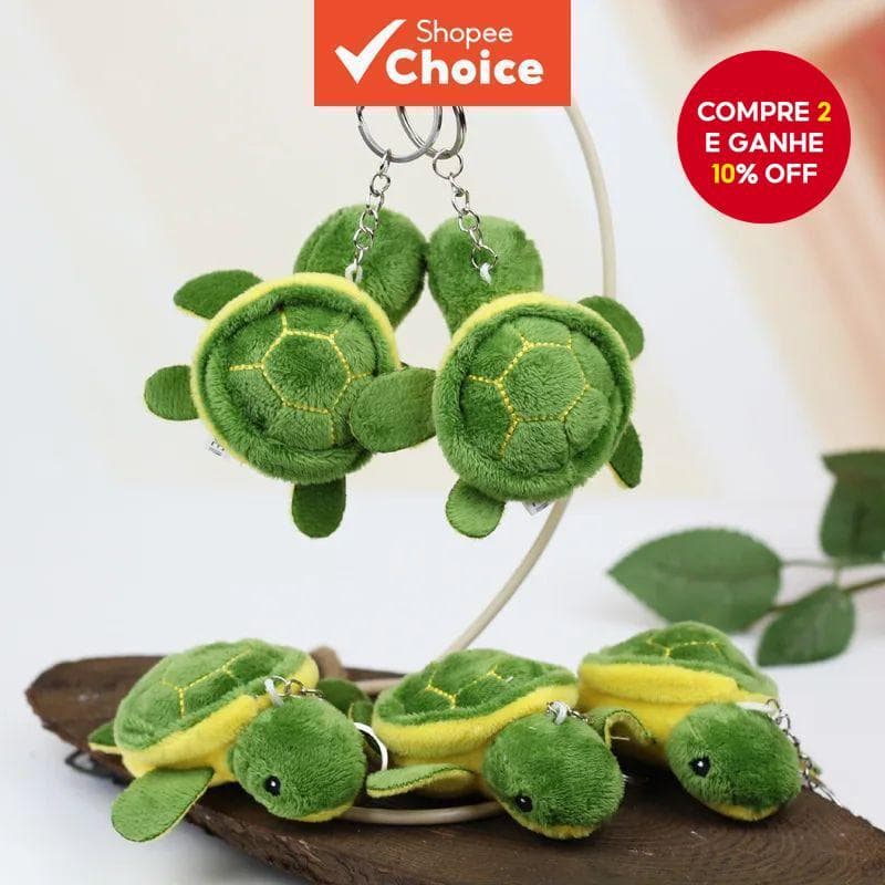 Moda Tartaruga Pequena Porta-Chaves Boneca Pingente Brinquedos Infantis Pequenos Fofinhos Presentes