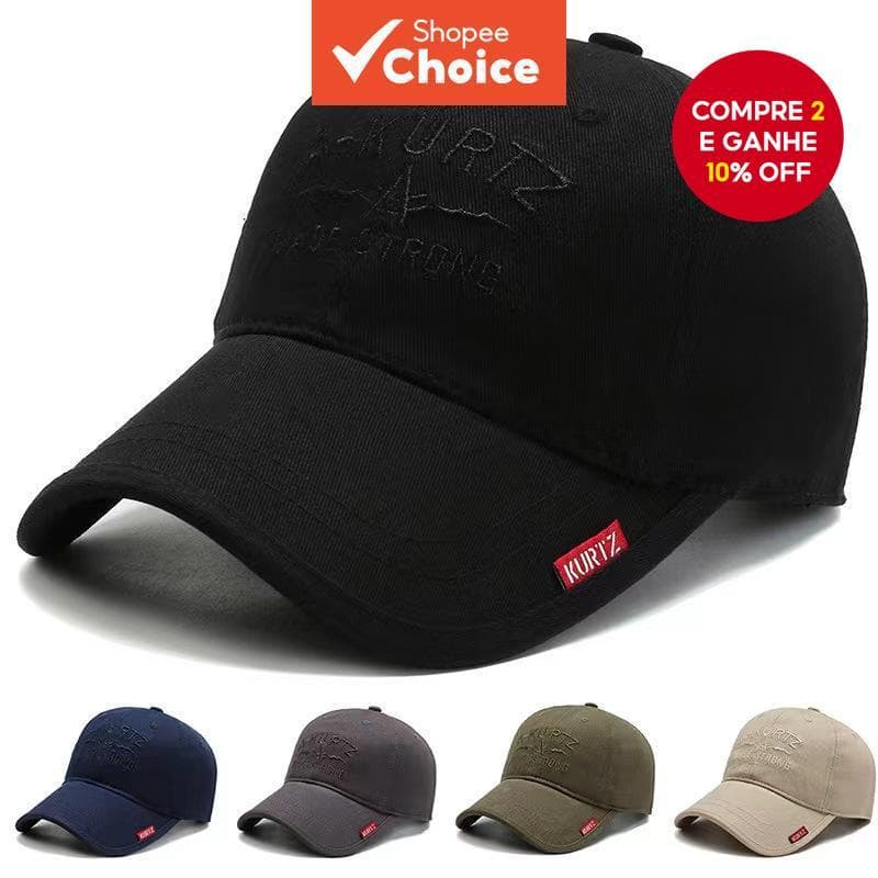 Chapéu De Beisebol Sólido – Bordado Unissex E Proteção Solar Respirável Ajustável Para Praia/Caminhadas