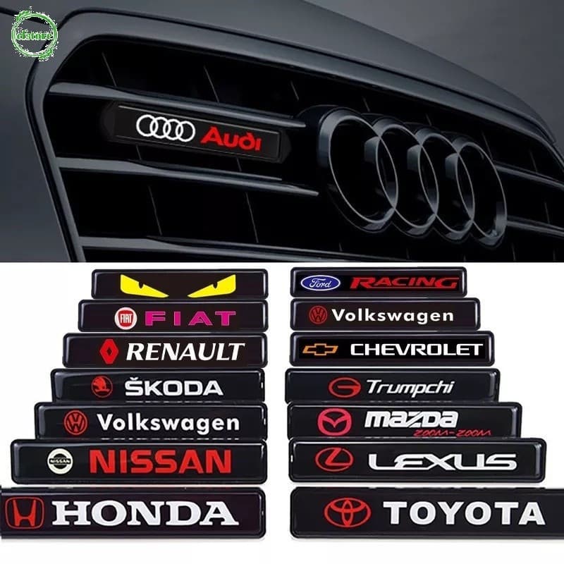 CF Luzes LED De Alta Qualidade Da Rede Média Do Carro Modificadas No Logotipo De Funcionamento Diurno Decorativo