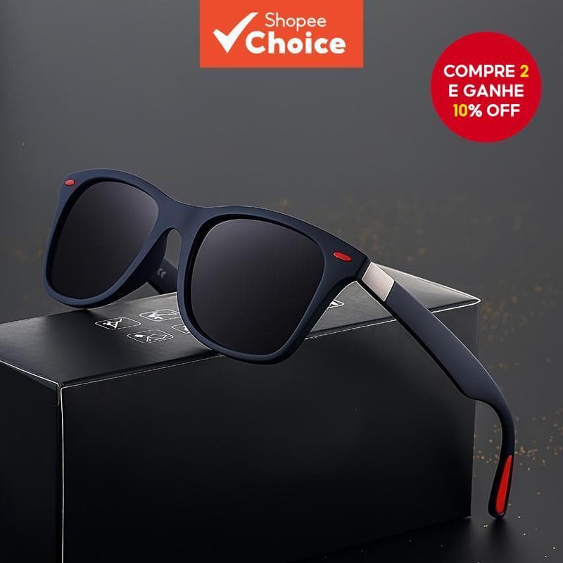 Óculos De Sol Esportivos Clássicos Polarizados Proteção UV400 Para Dirigir Ao Ar Livre