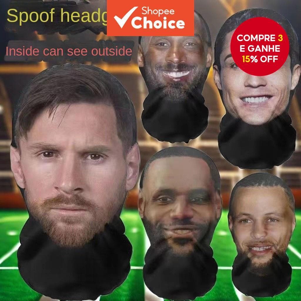 Obras De Imitação , Máscaras , Fantasias Faciais Engraçadas , Pegadinhas , Fones De Ouvido De Malha , Etc .